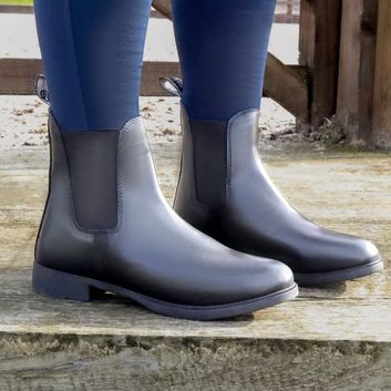 Hy Equestrian Durham Jodhpur Boots Adult Black alternative