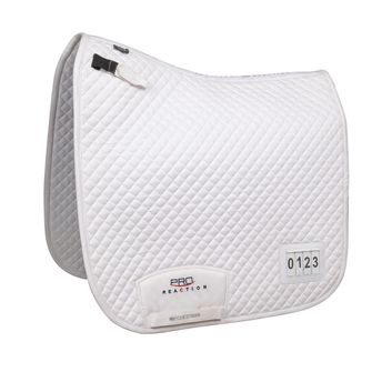 Proreaction Pima Dressage Saddle Pad By Hy Equestrian White alternative