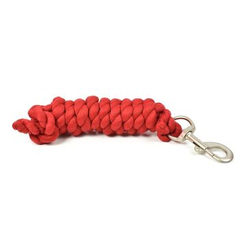 Whitaker Lr080 Poly Bubble Leadrope Red