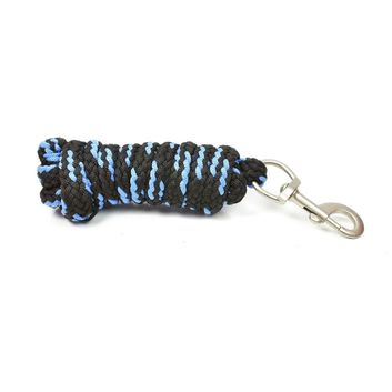 Whitaker Lr083 Poly Braided Leadrope Black/Blue