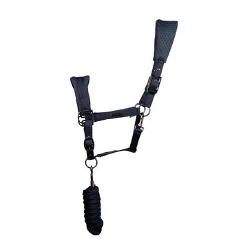 Coldstream Middleton Air Flowheadcollar &amp; Lead Rope Navy