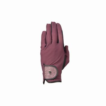 Elevate Glitter Flex Meshriding Gloves By Hy Equestrian Wine alternative