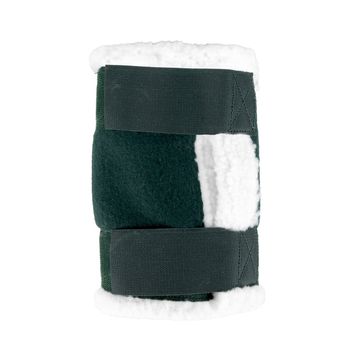 Hy Equestrian Christmas Elfhorse Leg Wraps Green/White alternative