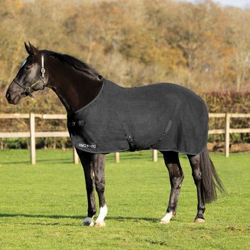 Hyconic Accent Fleece Rug Black alternative