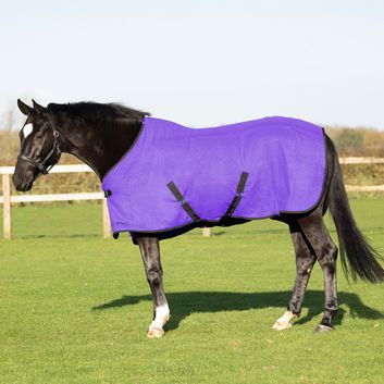 Hyconic Accent Fleece Rug Purple alternative