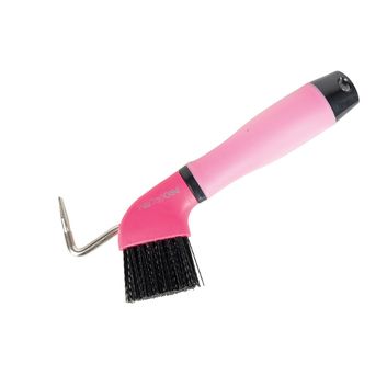 Progroom Gel Grip Hoof Pickby Hy Equestrian Pink