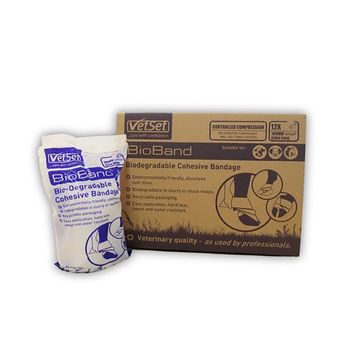 Vetset Bioband Bandages 100 Mm Bandage White