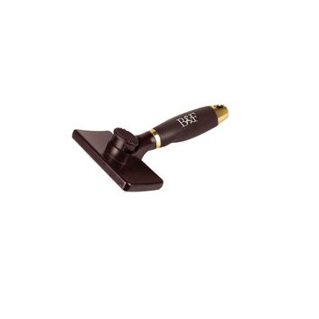 Benji &amp; Flo Gel Handle Slicker Brush Brown/Gold