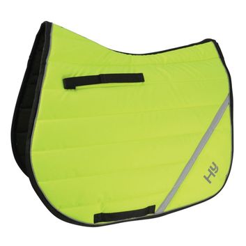 Reflector Comfort Pad By Hy Equestrian Yellow