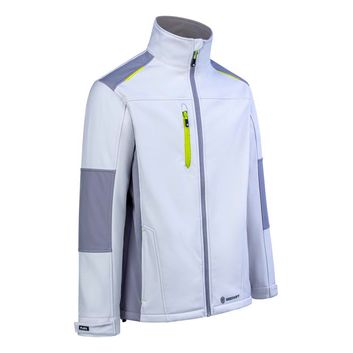 Beeswift Flex Softshell Jacket (White/Grey)