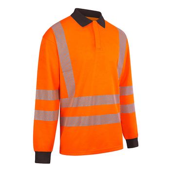 Beeswift Arc Compliant Hi-Vis Polo Shirt (Orange)