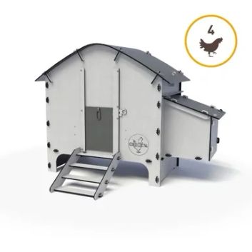 Chick’A® 4 Hen Chicken Coop “Harmony” Recycled plastic alternative