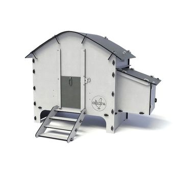 Chick’A® 4 Hen Chicken Coop “Harmony” Recycled plastic