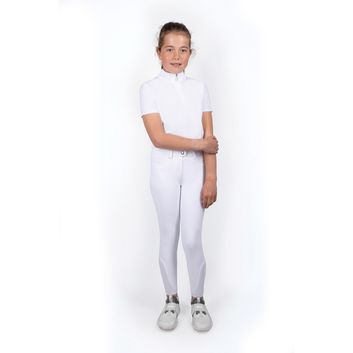 Coldstream Next Generation Langshaw Competition Breeches Wht Child White