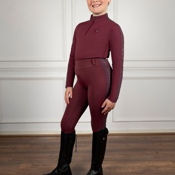 Coldstream Ng Cairncross Riding Tights Child Windsor Wine