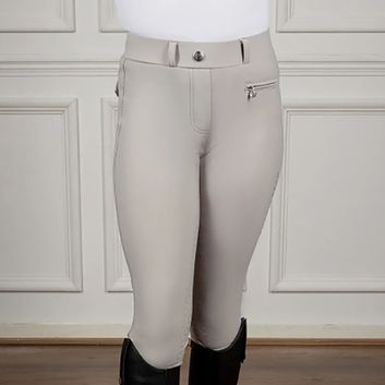 Coldstream Ng Carham Sparkle Riding Tights Child Pearl Grey alternative