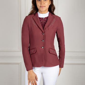 Coldstream Ng Harthill Diamante Show Jacket Child Windsor Wine alternative