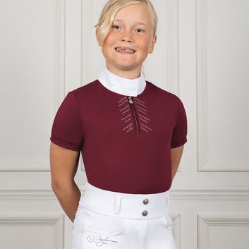 Coldstream Ng Harthill Diamante Show Shirt Child Windsor Wine alternative