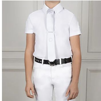 Coldstream Penston Mens Show Shirt White/Navy alternative