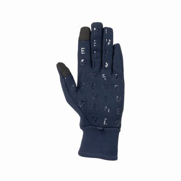 Elevate Thermogrip Neoprene Gloves By Hy Equestrian Navy