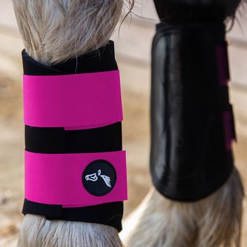 Gallop Gp Brushing Boots Fuchsia alternative