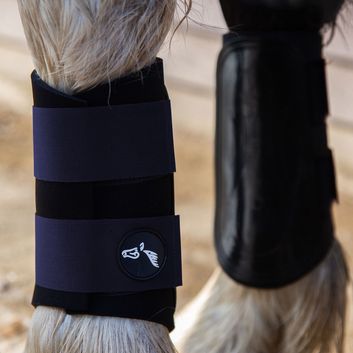 Gallop Gp Brushing Boots Navy alternative