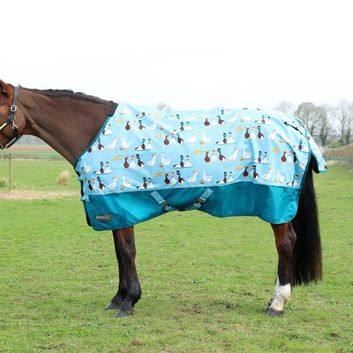 Stormx Original Ay Up Duck 50 Turnout Rug Blue/Turquoise alternative