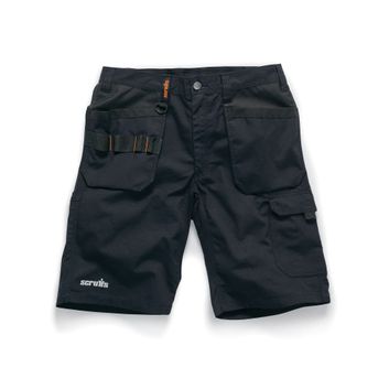 Scruffs Trade Flex Holster Shorts Black (34")