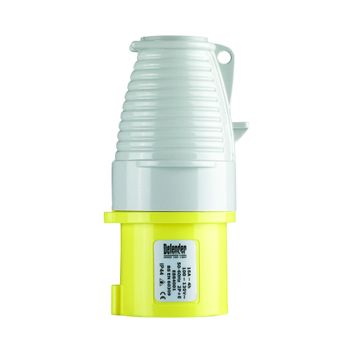 Defender 16A Plug - Yellow 110V E884001