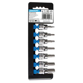 Silverline Hex Bit Set 3/8" Drive 7pce - Hex 3 - 10mm