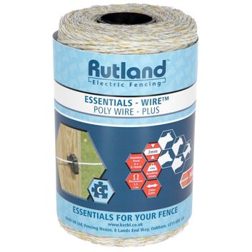 Rutland Essentials Poly Wire (250m x 2mm) - White/Yellow
