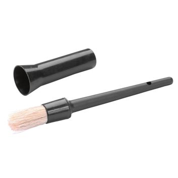 Hoof Brush with Cap, black