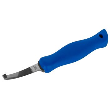 Hoof Knife Single edged right, plastic grip,
