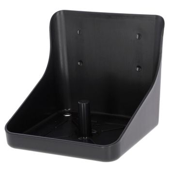 Lick Stone Holder black, plastic, rectangular