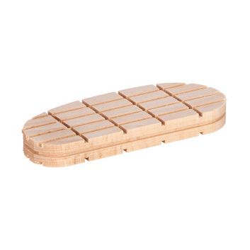 Wood Block with flat design alternative