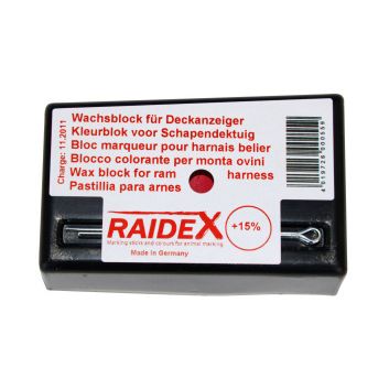 Wax Block red, orig. Raidex
