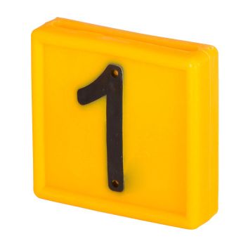 Number Block, yellow, pack of 10 alternative