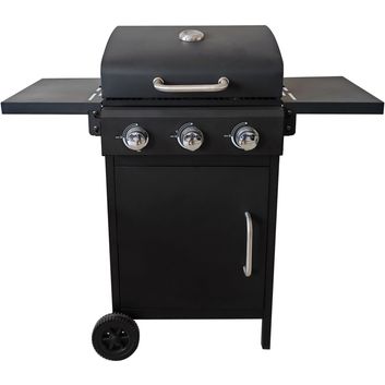 Pagoda 3 Burner Gas BBQ With Side Table