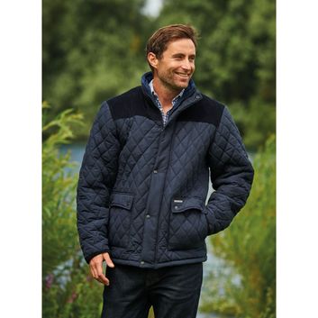 Country Estate Lewis Quilted Jacket Navy alternative