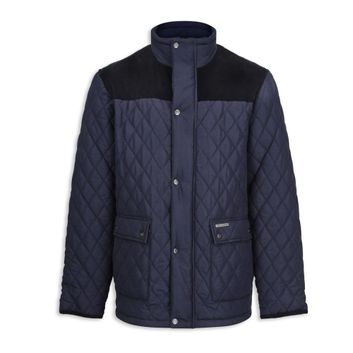 Country Estate Lewis Quilted Jacket Navy