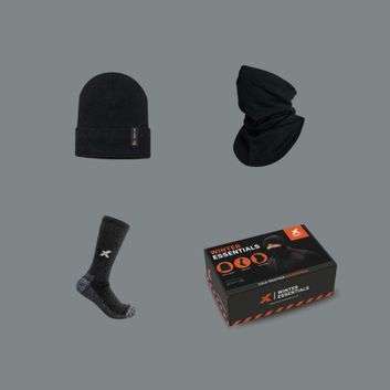 Xpert Winter Essentials Set Socks, Hat &amp; Snood Black alternative