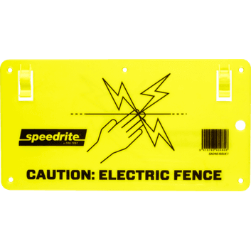 Speedrite Electric Fence Warning Sign (10 PK)