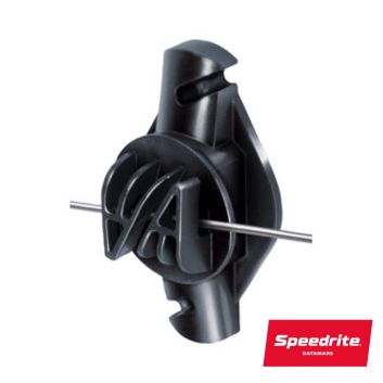 Speedrite Wood Post Claw Insulator Black