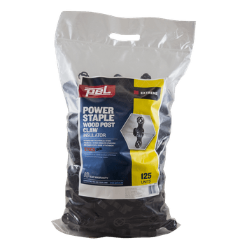 PEL Power Staple Wood Post Claw Insulator – Pk 125 alternative