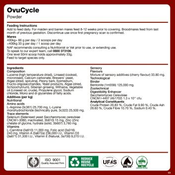 NAF Ovucycle Pellets alternative
