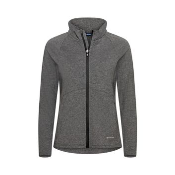 Cutter &amp; Buck Adapt Full Zip Jacket Women Anthracite Melange