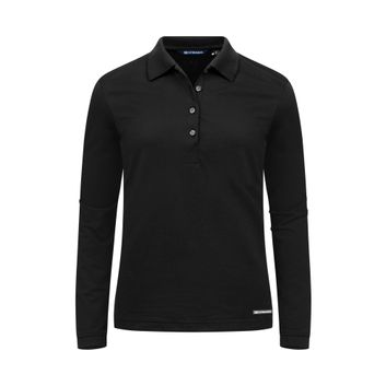 Cutter &amp; Buck Advantage Long Sleeve Polo Women Black