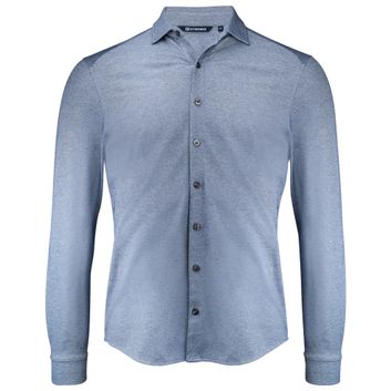 Cutter &amp; Buck Advantage Shirt Men Indigo Melange