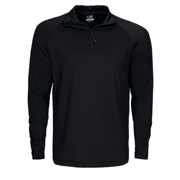 Cutter &amp; Buck Coos Bay Half Zip Men Black