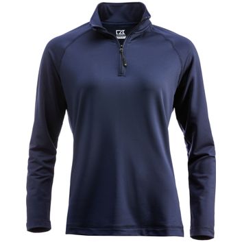 Cutter &amp; Buck Coos Bay Half Zip Women Dark Navy